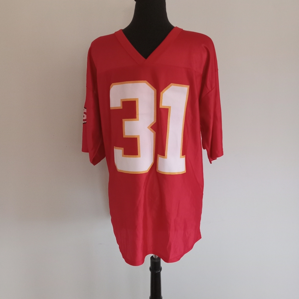 KANSAS CITY CHIEFS PRIEST HOLMES NFL JERSEY SIZE LARGE